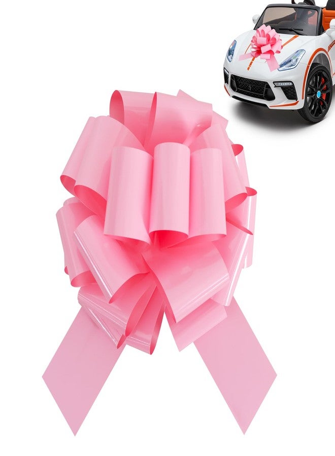 TONIFUL 16 Inch Pink Large Bow Giant Big Pull Bow for Car, Bikes, Table, Big Toys, Applicants, Front Door Decor, Gift Wrapping, Christmas Tree & Party Decoration - Image 1